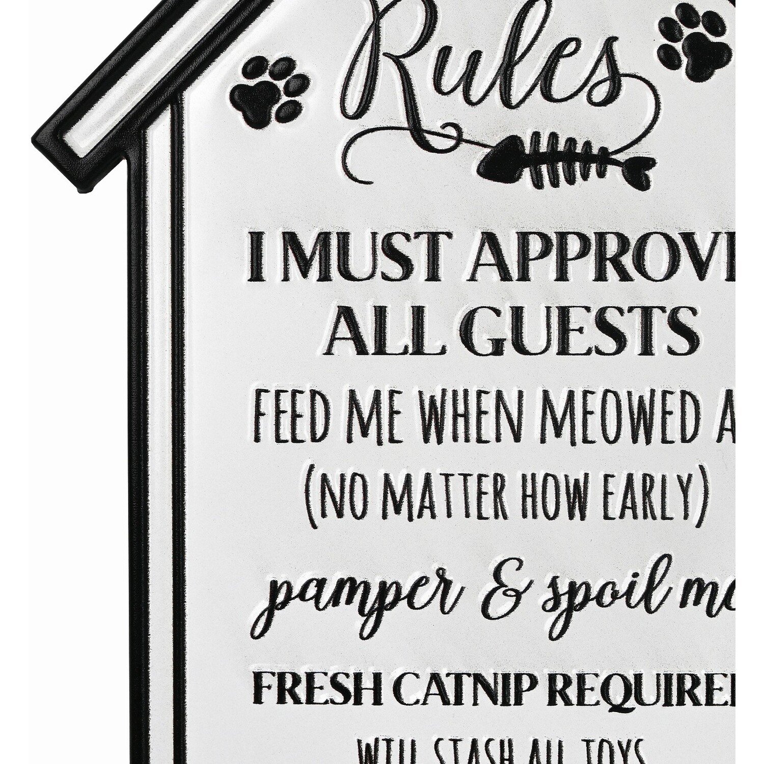 Metal Pet Rules Sign Image 4