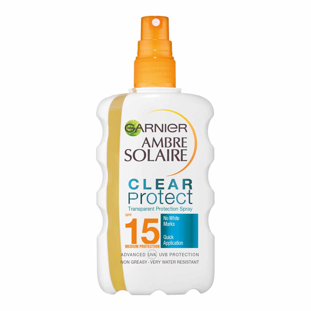 Garnier Ambre Solaire Clear Protect Sun Spray SPF 15 200ml Image