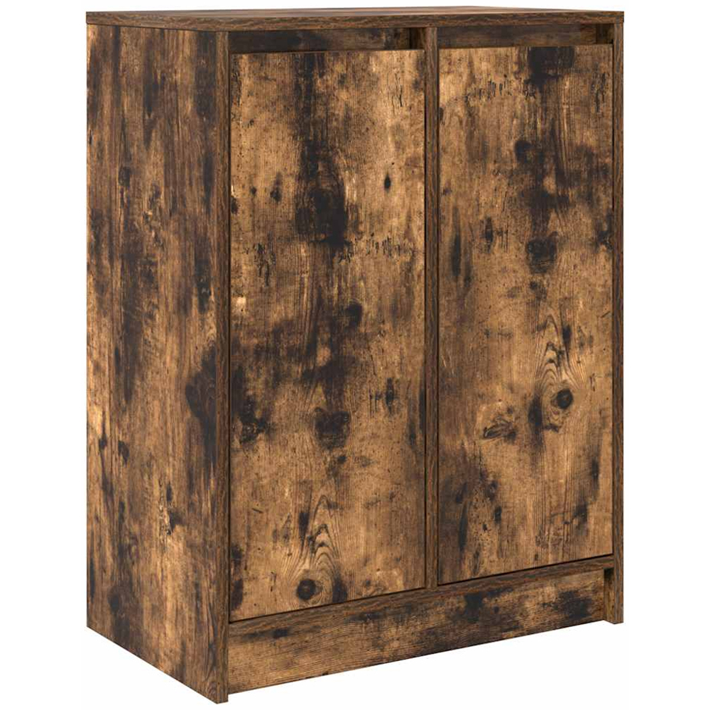 vidaXL 2 Door Smoked Oak Sideboard Image 3