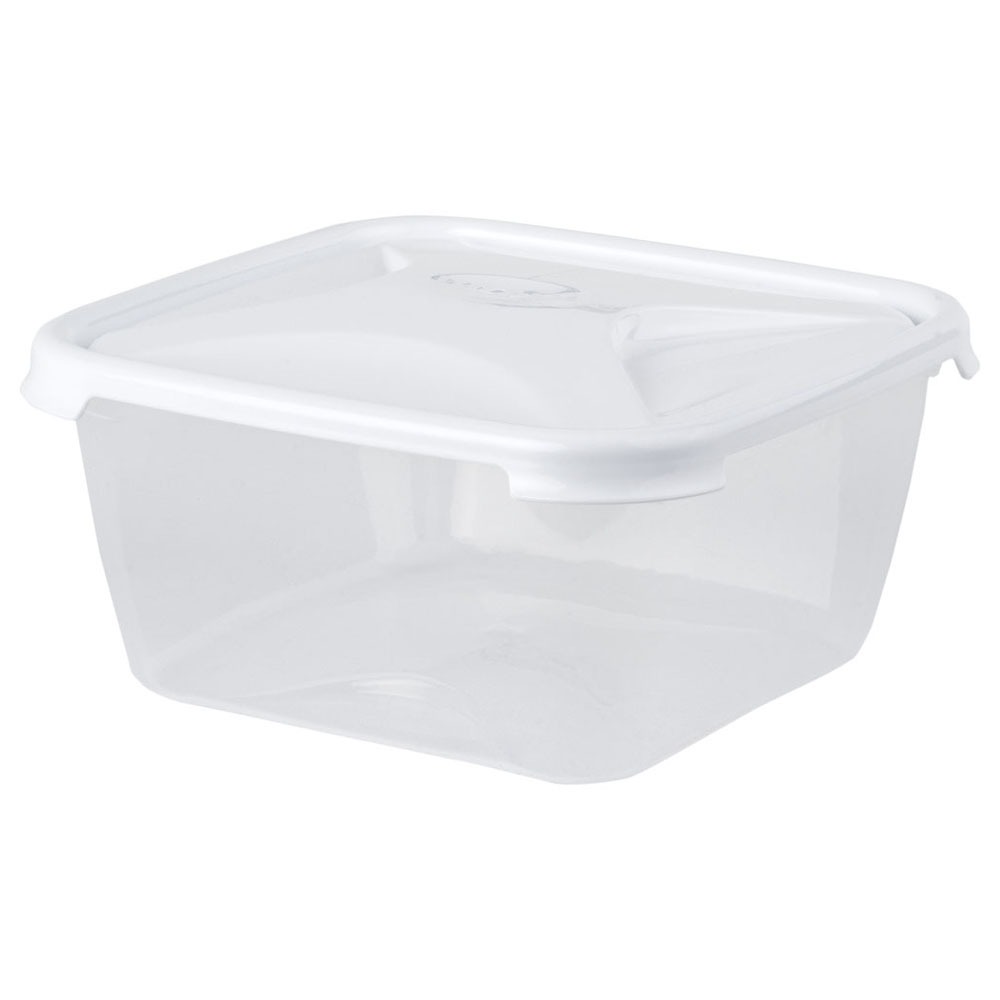 Wham 2L Square Food Box and Lid Image 1