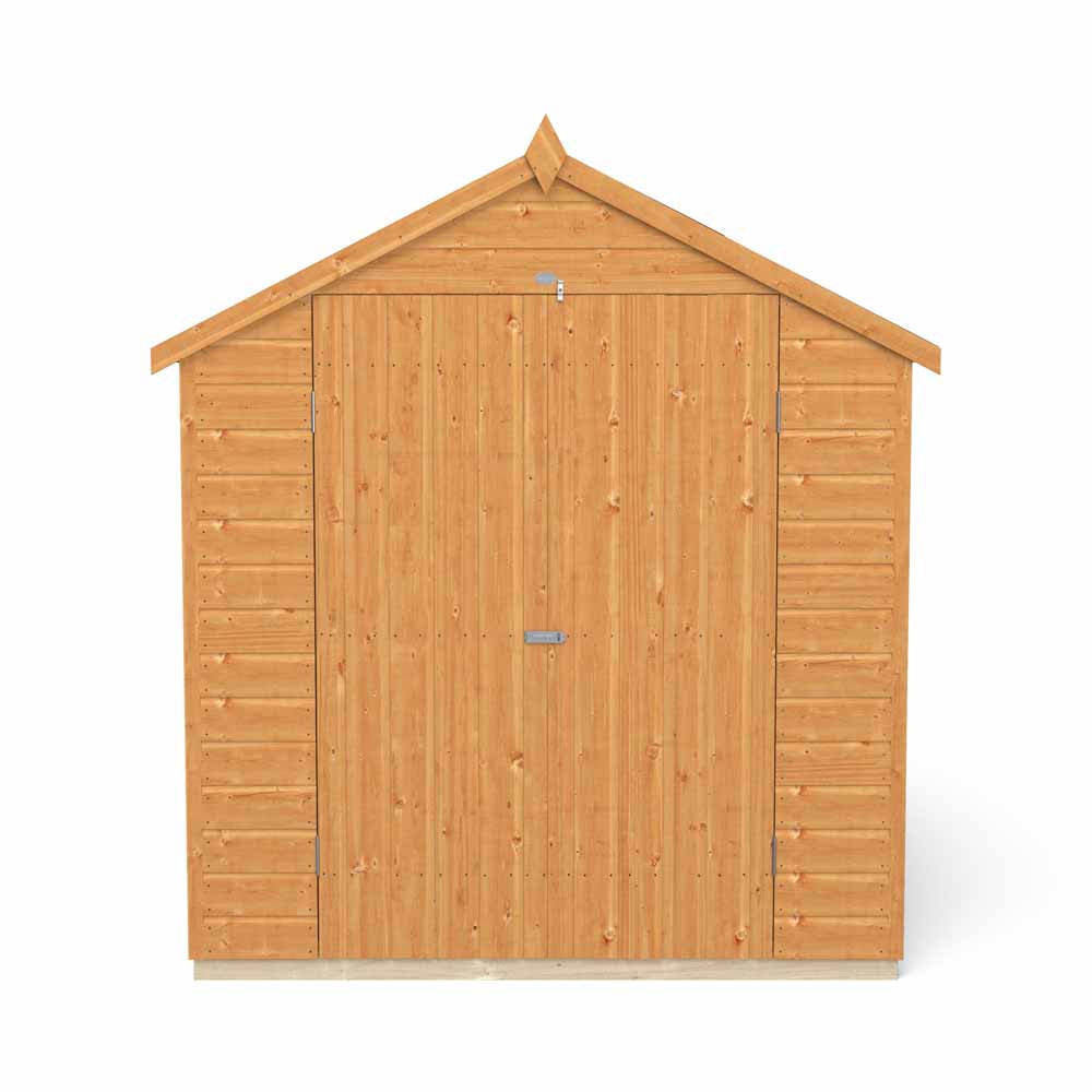 Forest Garden 8 x 6ft Double Door Shiplap Dip Treated Apex Shed Image 12