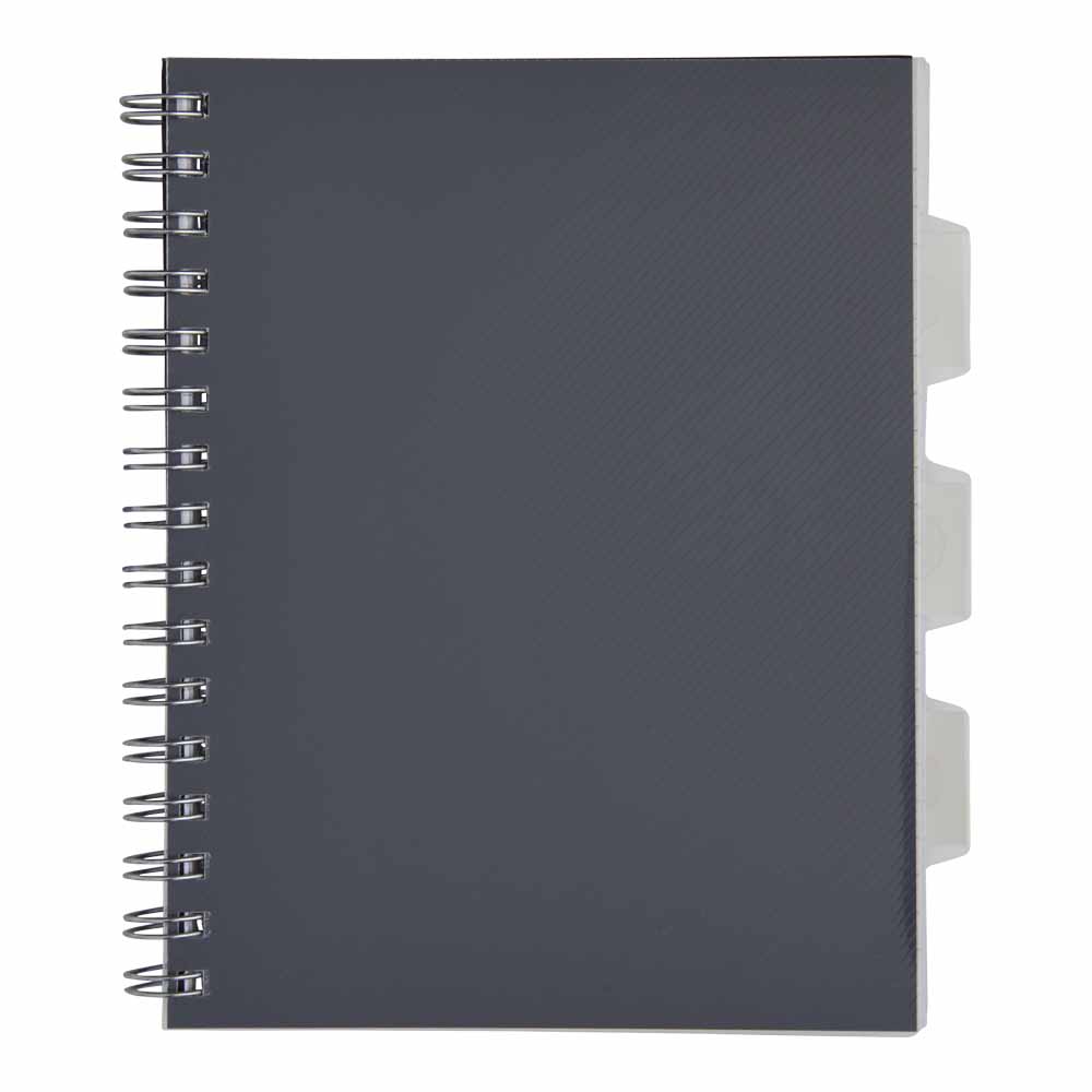 Wilko A5 Notebook Black Wilko