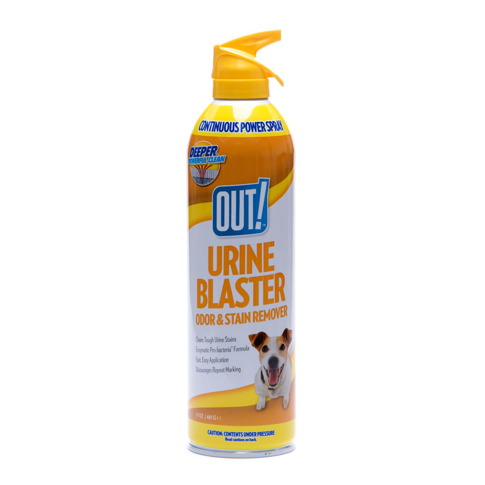 OUT! Pet Urine Odour and Stain Remover Spray 481g Image