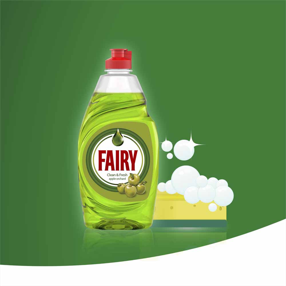 Fairy Clean and Fresh Apple Washing Up Liquid 1190ml Image 4