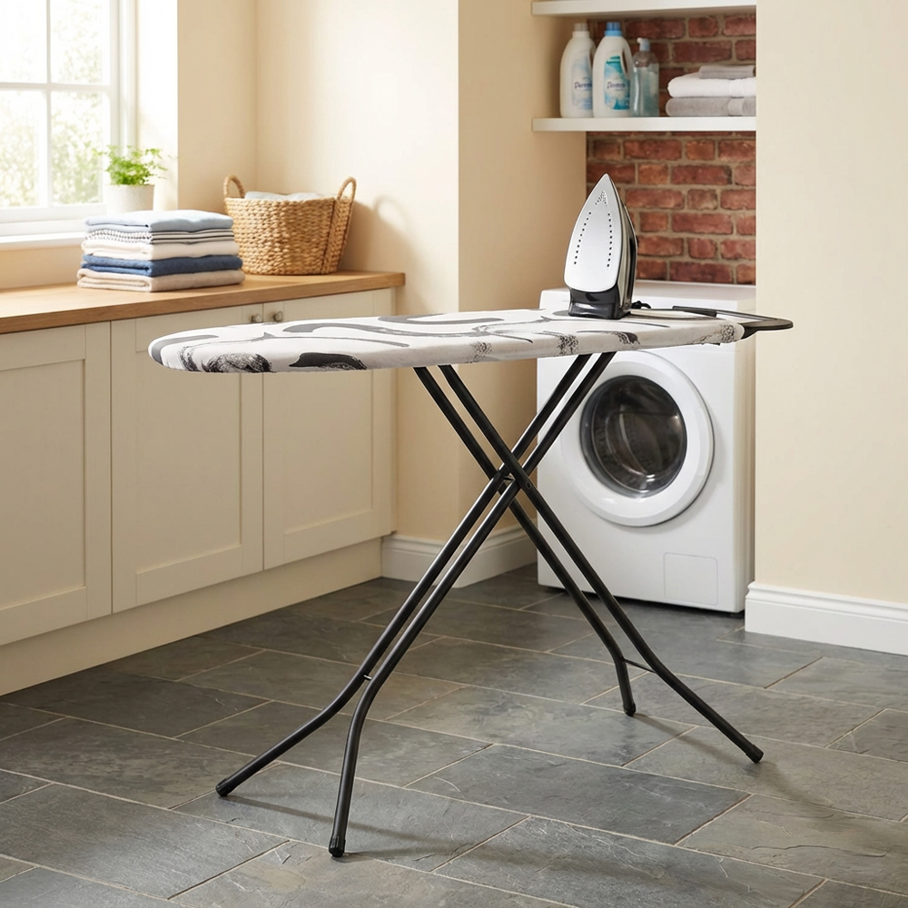 Argento Ironing Board Black and White Image 6