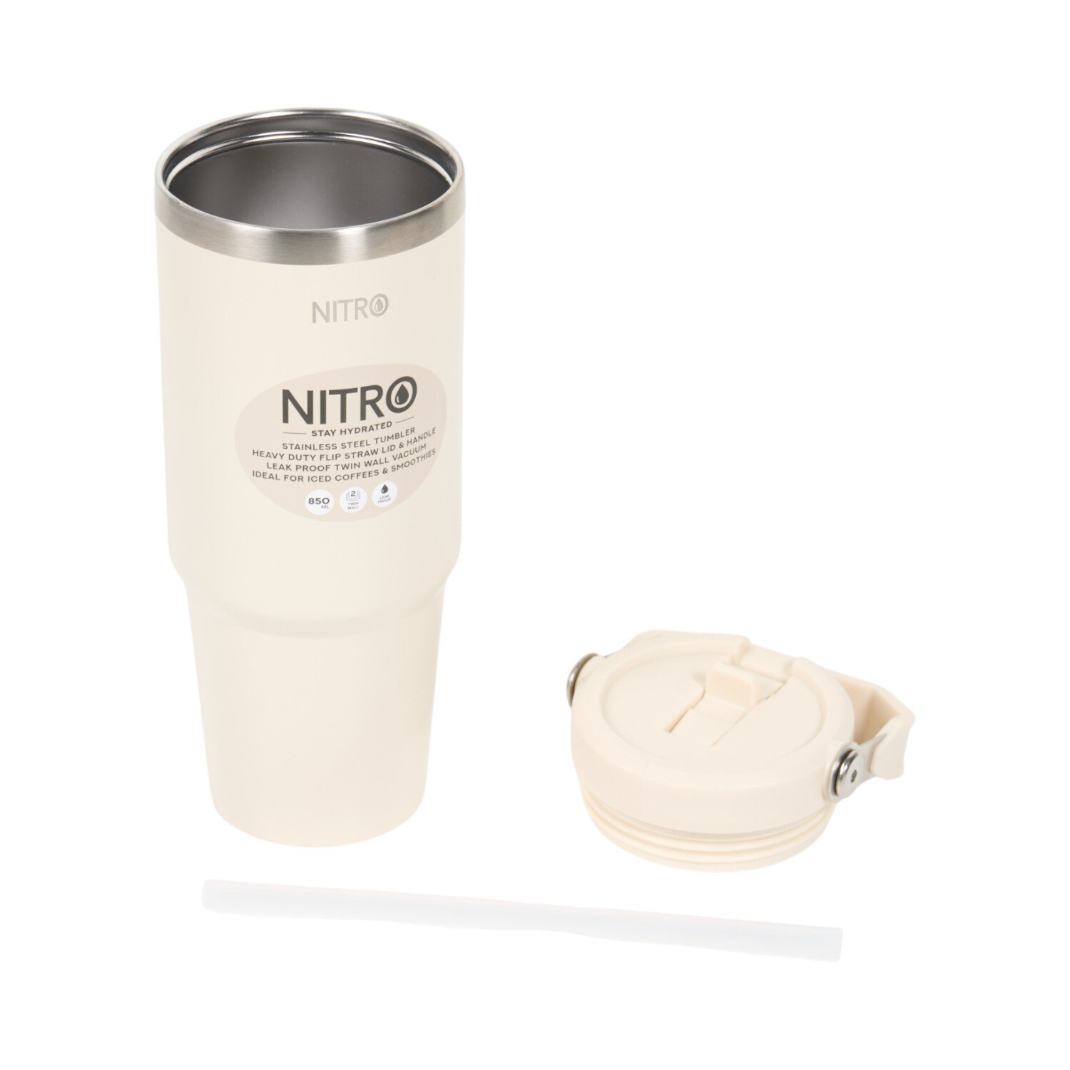 Nitro Pastel Stainless Steel Vacuum Tumbler Image 3