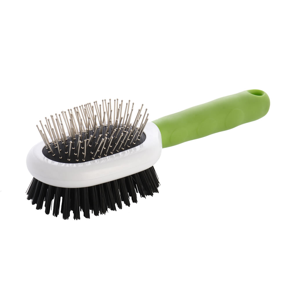 Wilko Double Sided Dog Brush Image