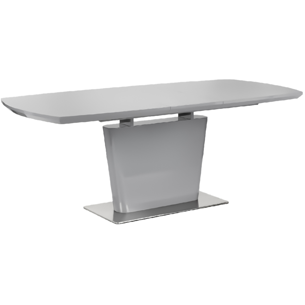Julian Bowen Como 6 Seater High Gloss Extending Dining Table Grey Image 5