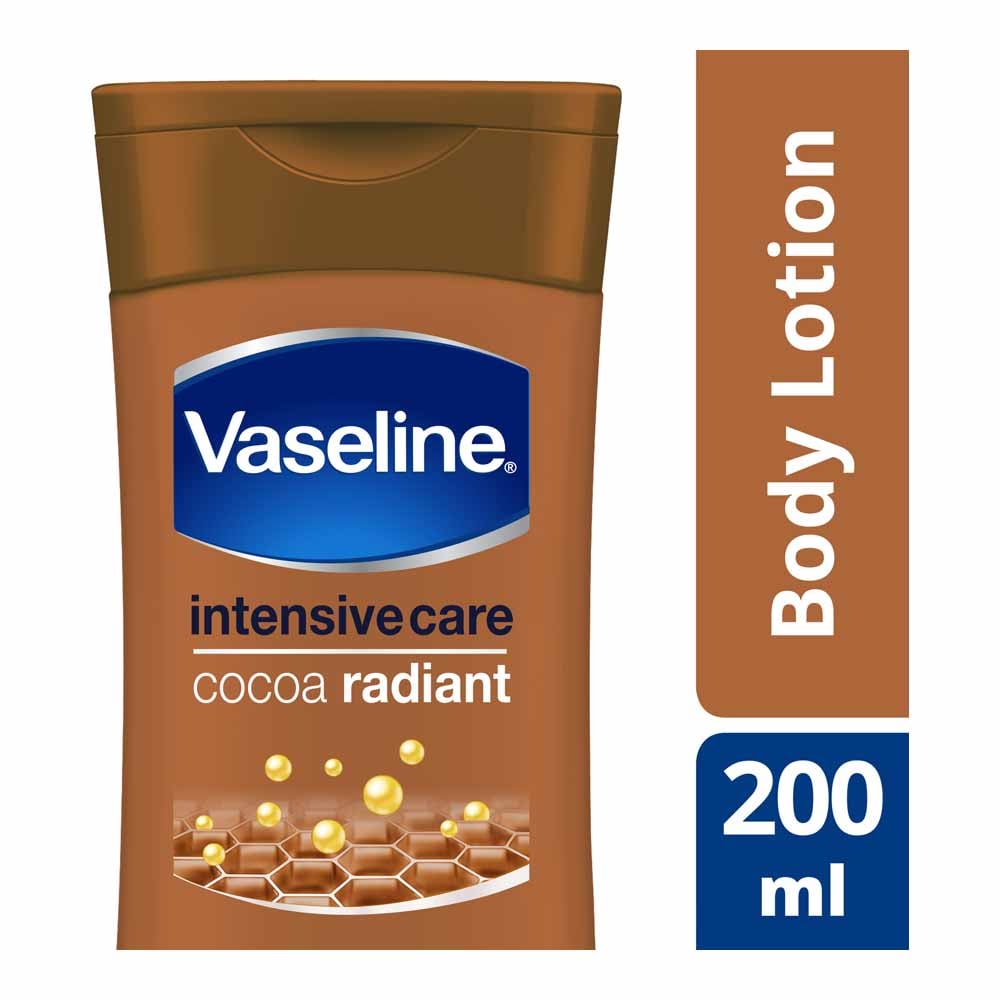 Vaseline Intensive Care Cocoa Radiant Lotion Case of 6 x 200ml Image 3