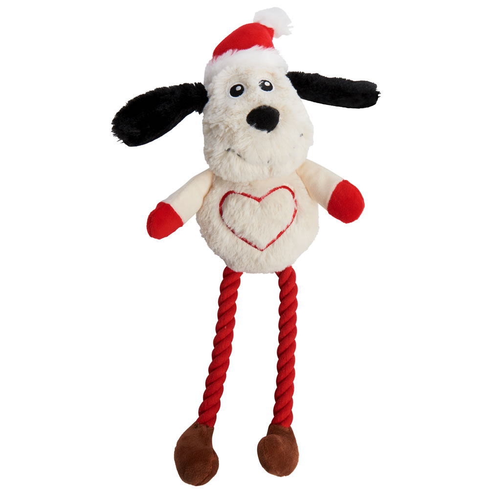 Wilko Christmas Festive Twister Dog Toy Image 2