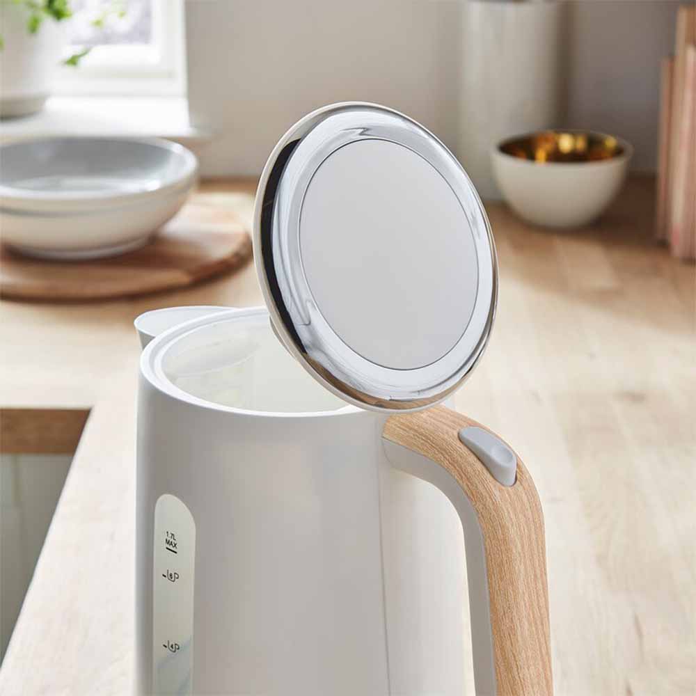 Tower Scandi Kettle Rapid Boil 1.7L White Wilko