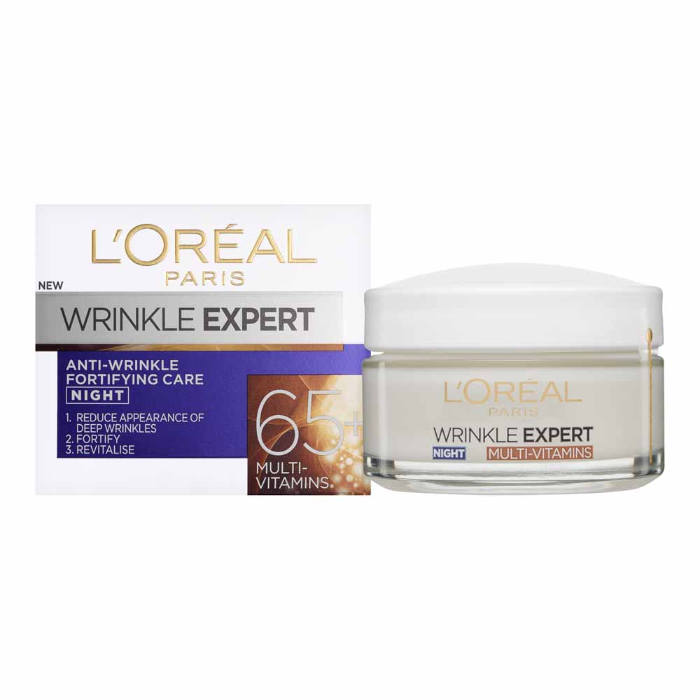 L'Oreal Paris Wrinkle Expert 65+ Anti-Wrinkle Night Cream 50ml Image 2