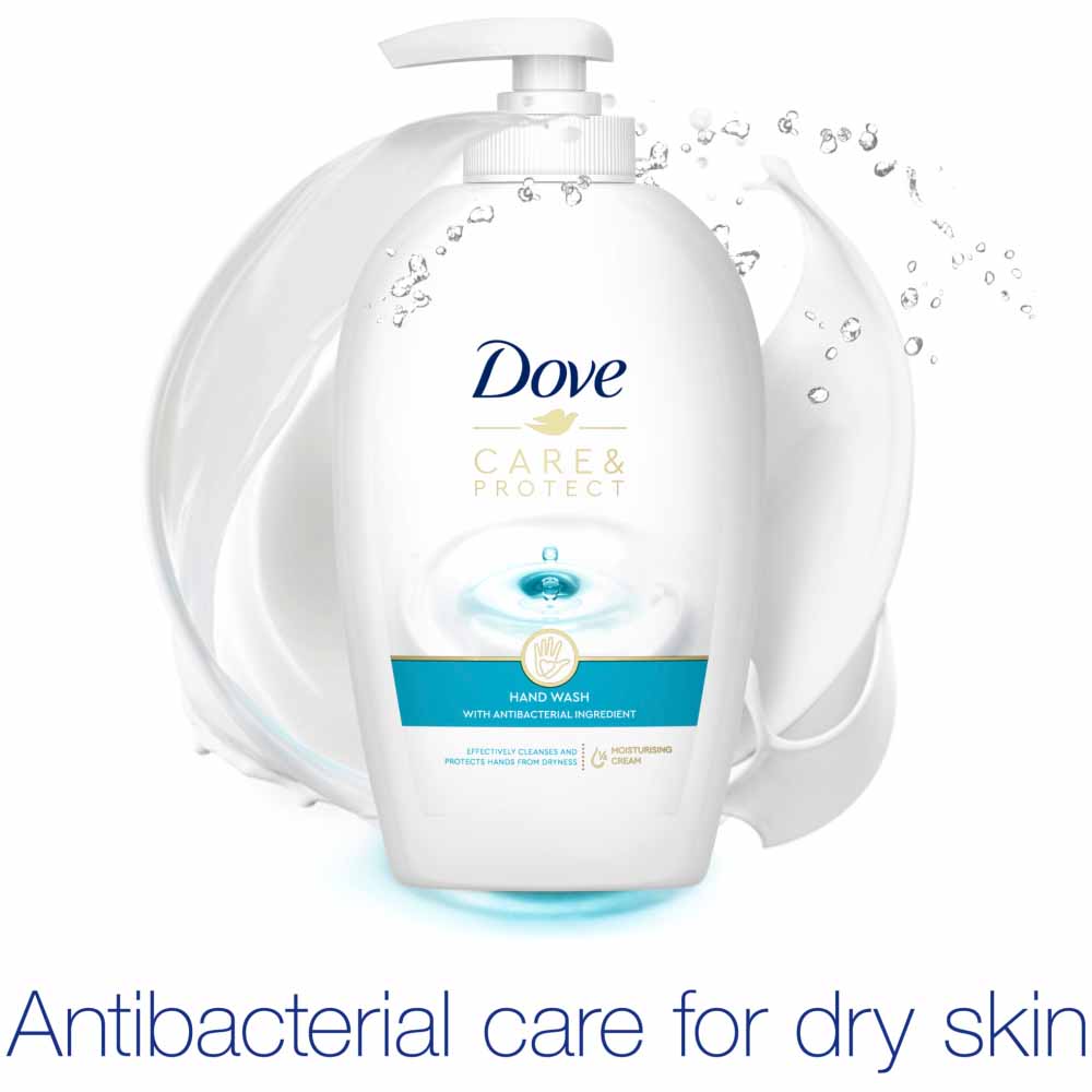 Dove Care and Protect Antibacterial Handwash 250ml | Wilko
