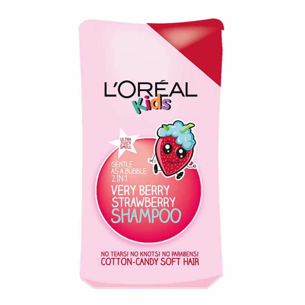 L'Oreal Paris Kids Strawberry Shampoo 250ml Image 1