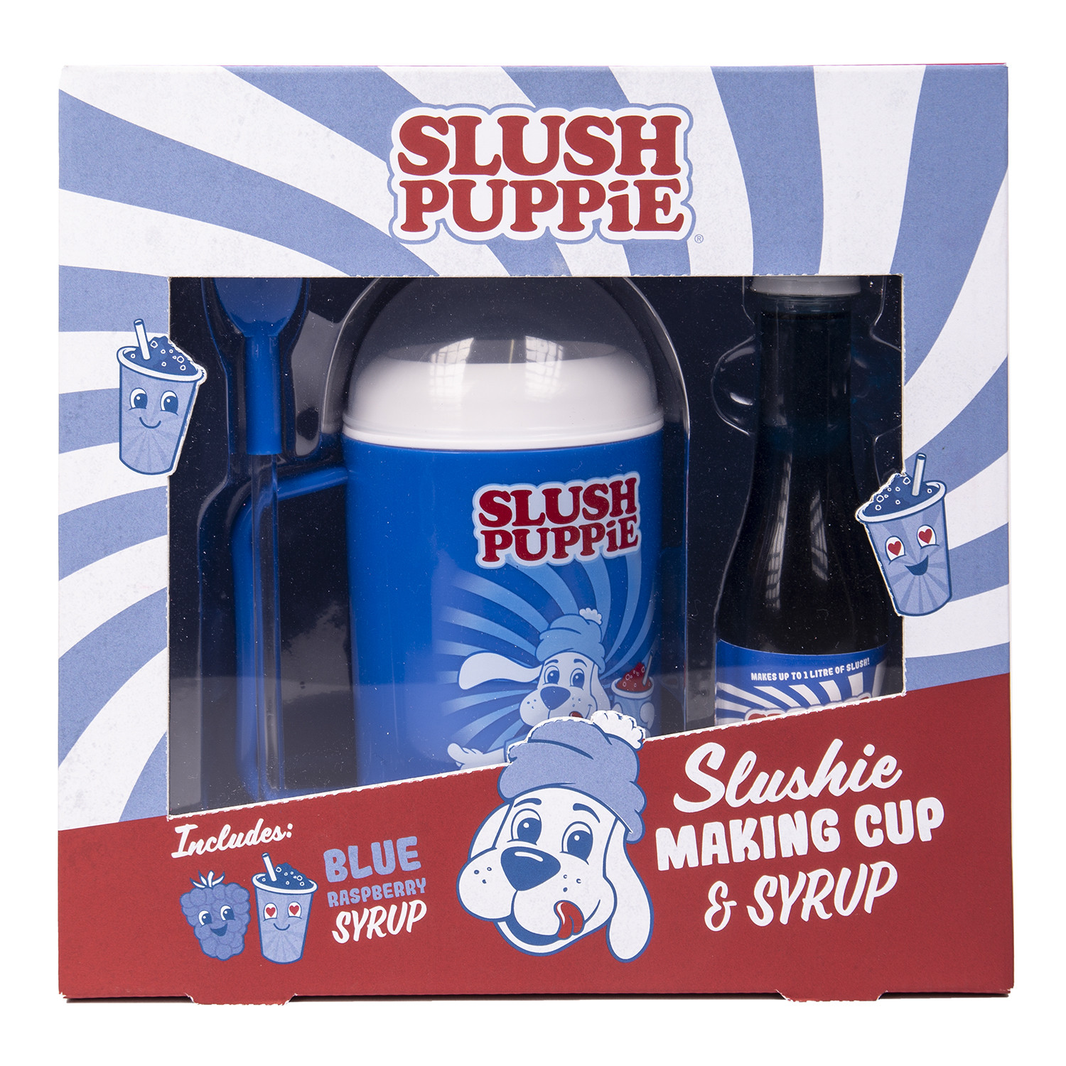 G&G Blue Raspberry Flavoured Slushie Making Cup and Syrup Image 1