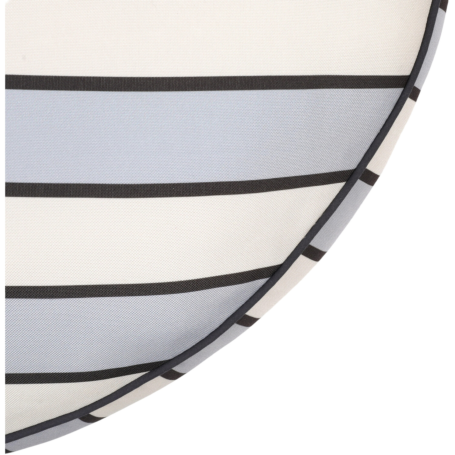 Striped Outdoor Floor Cushion Blue Image 3