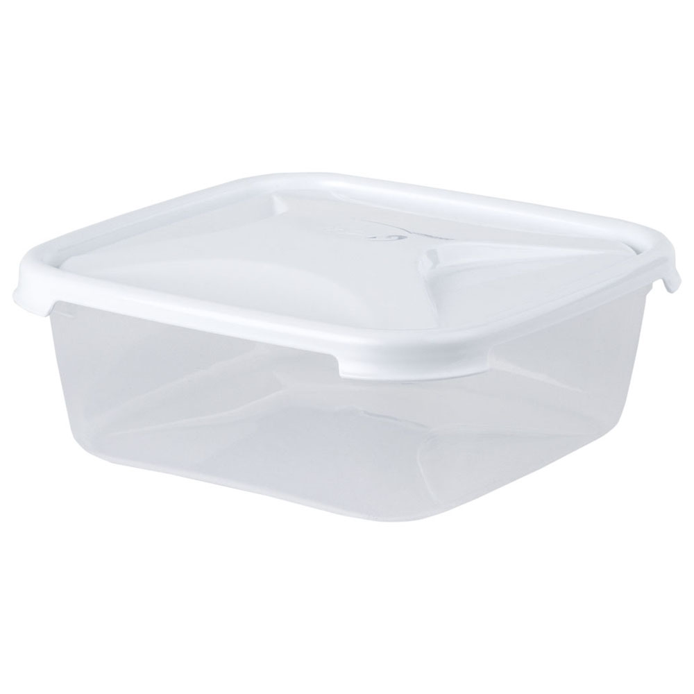 Wham 1.8L Square Food Box and Lid Image 1
