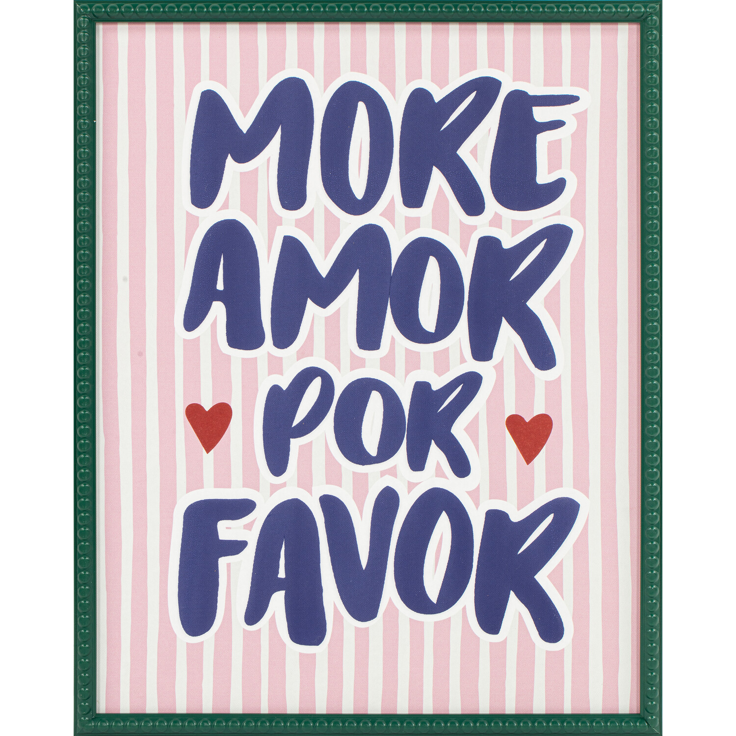 Eclectic Quotes Striped Framed Art Image 6