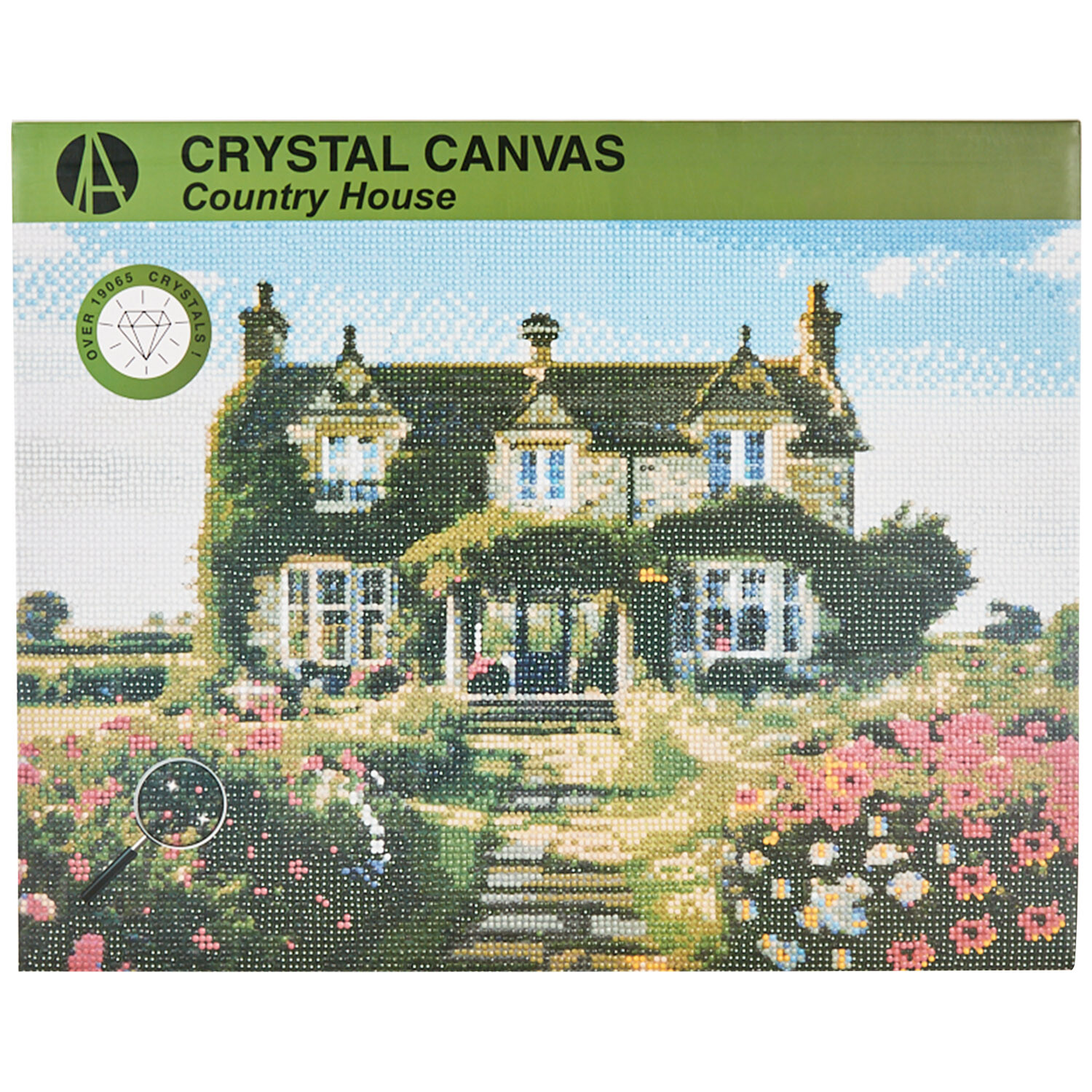 Country House Crystal Canvas - Multicolour Image 1