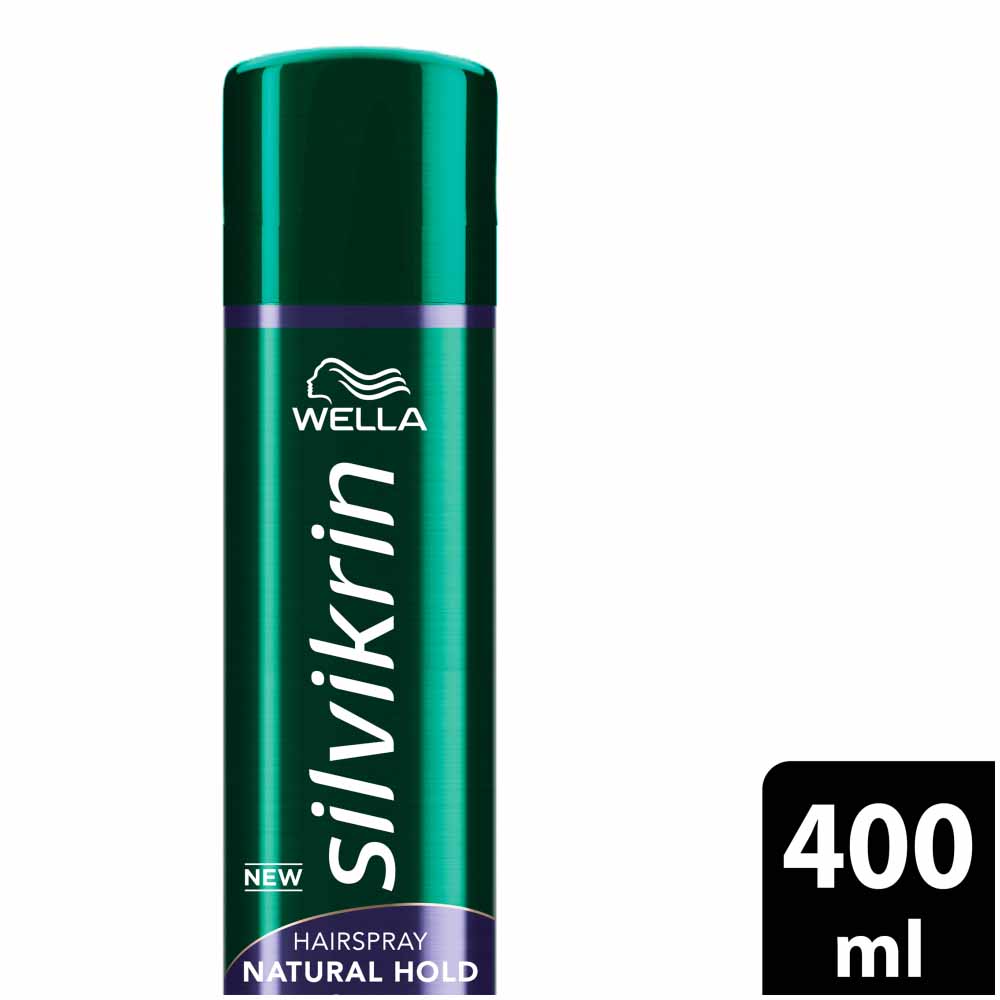 Wella Silvikrin Natural Hold Classic Hairspray 400ml Image 1