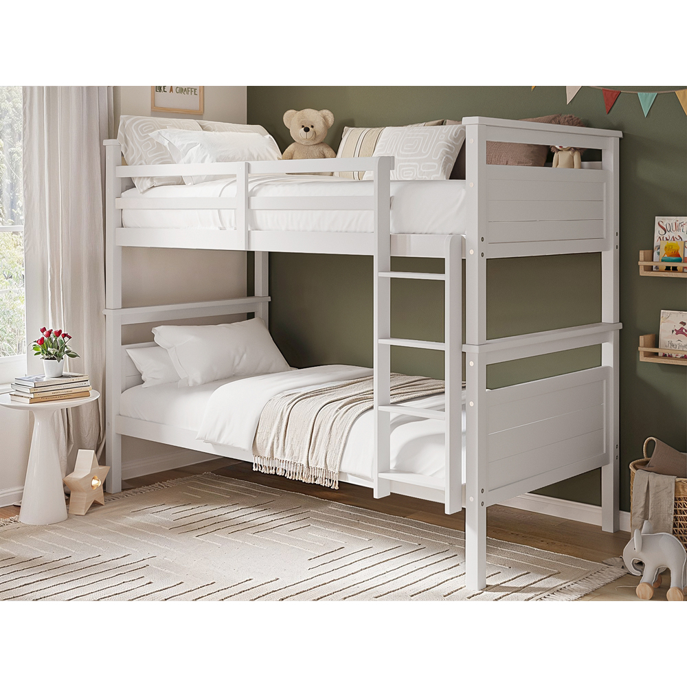 Flair Atlanta 2 Sleeper White Detachable Bunk Bed Image 5