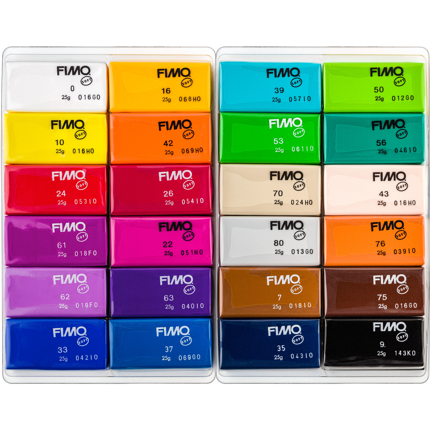 Staedtler FIMO Basic Colours Soft Modelling Clay 24 Pack Image 2