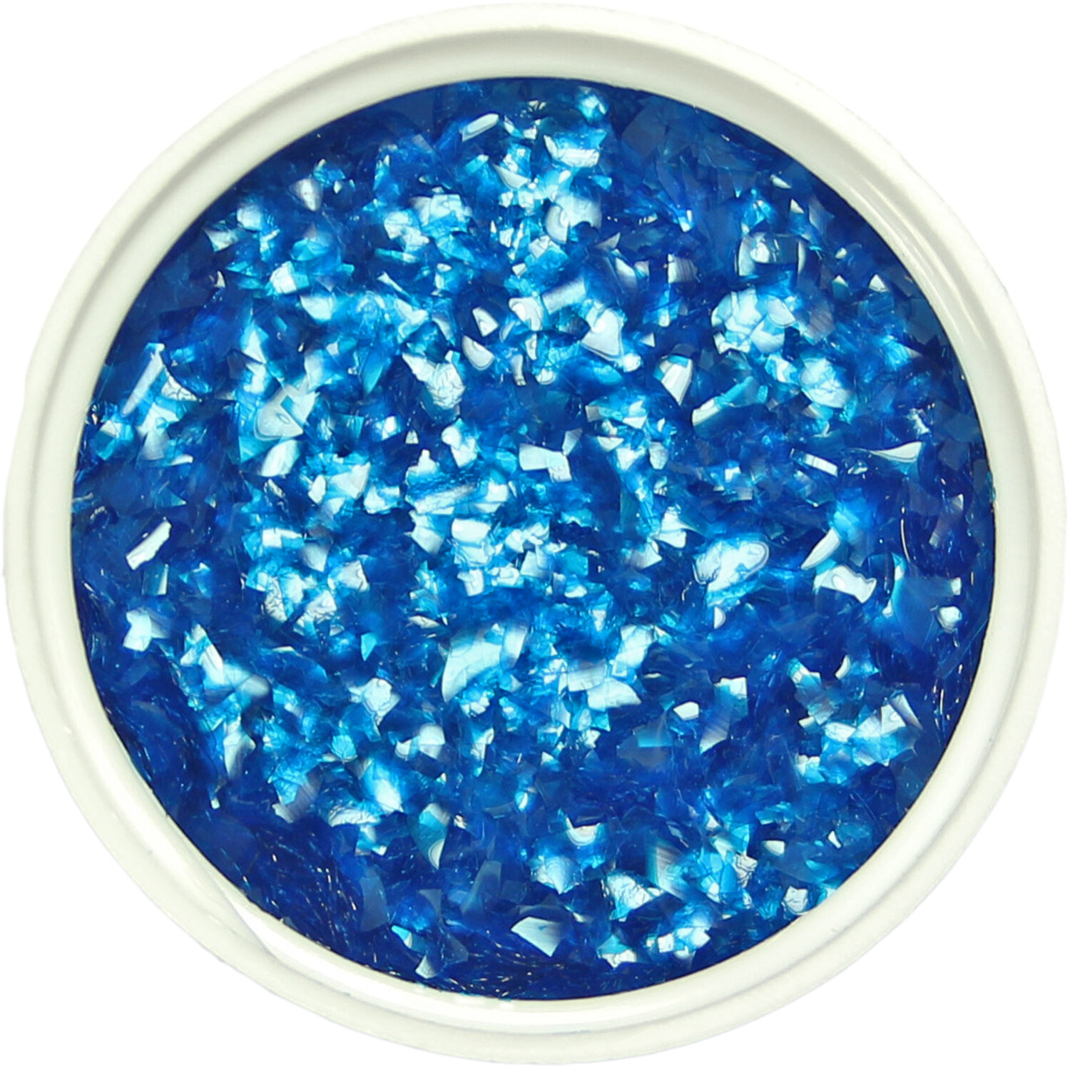 Edible Glitter Flakes - Blue Image 2
