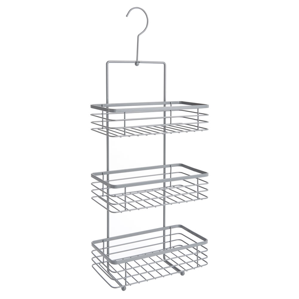 Wilko Grey Shower Caddy Wilko