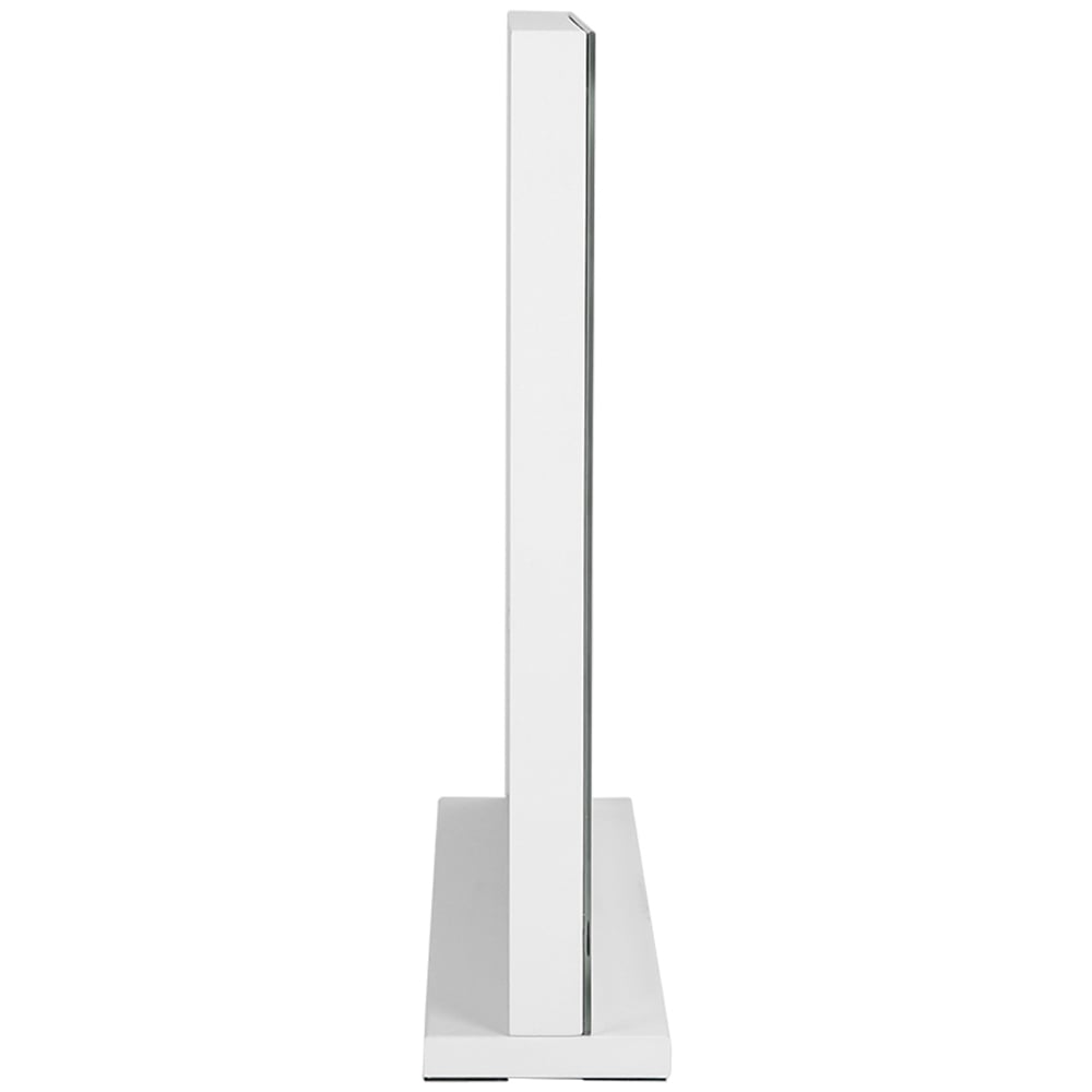 Living and Home White Contemporary LED Vanity Makeup Mirror 50 x 42cm Image 4