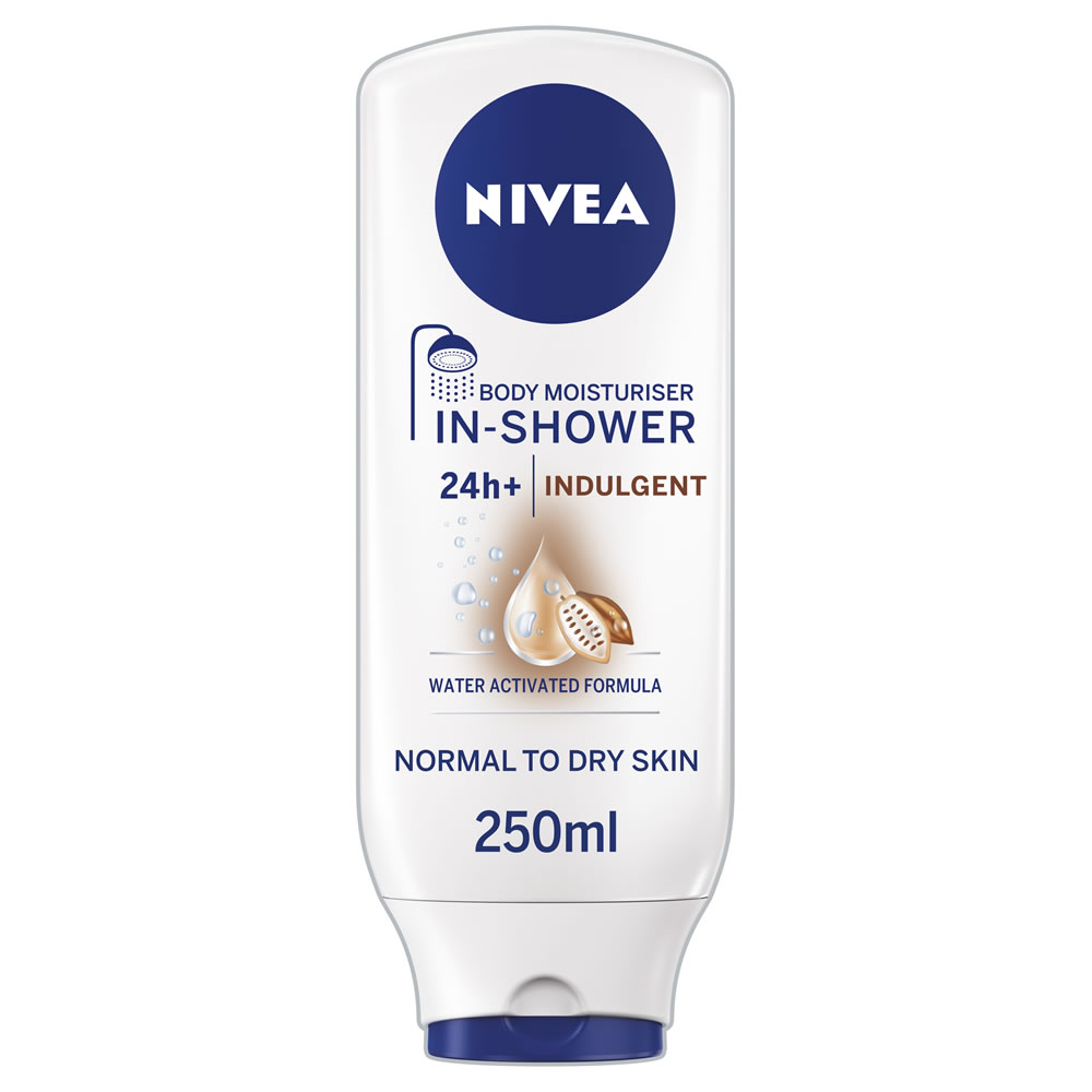 Nivea In Shower Nourishing Cocoa Body Moisturiser 250ml Wilko
