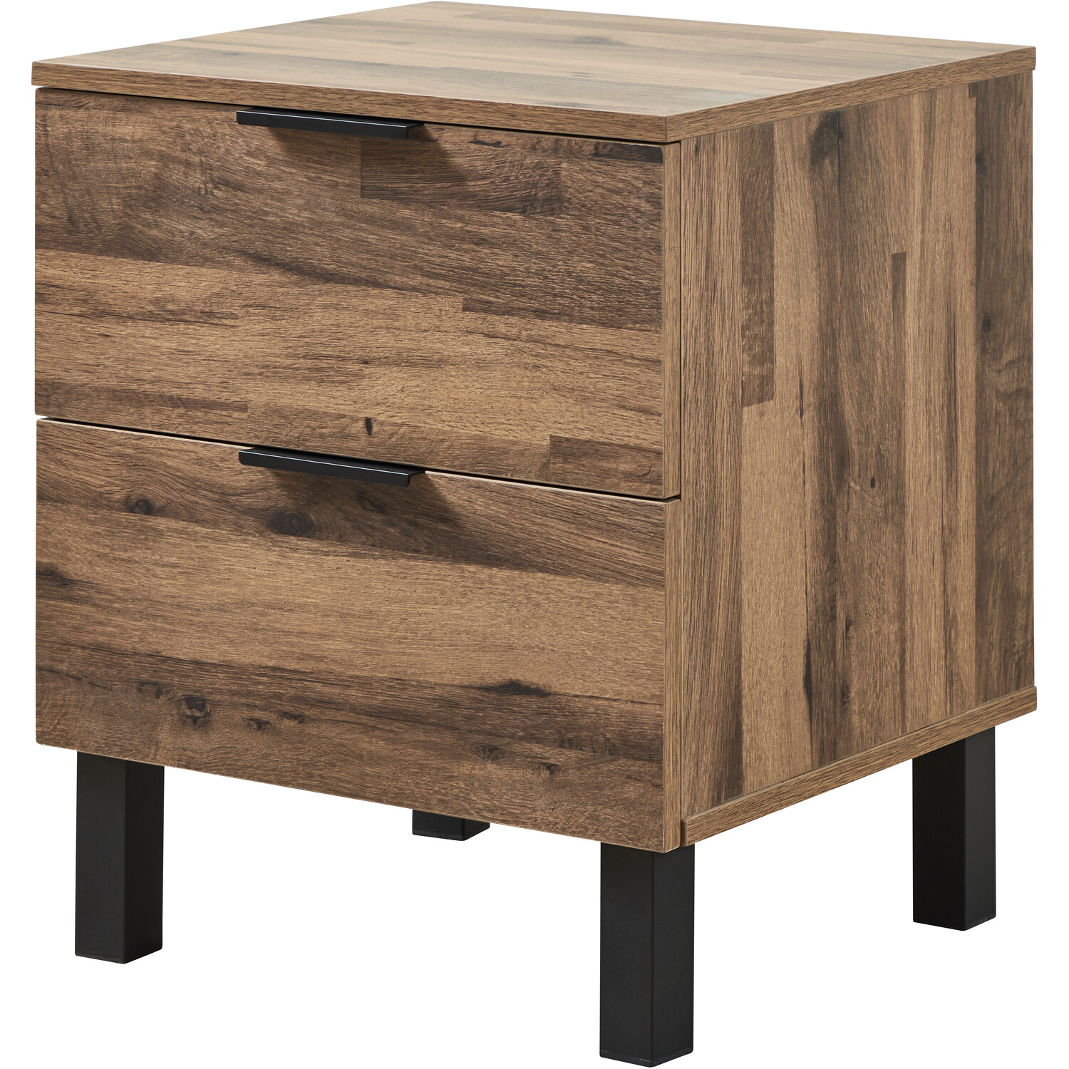 Hampshire 2 Drawer Oak Chest of Drawers Image 3