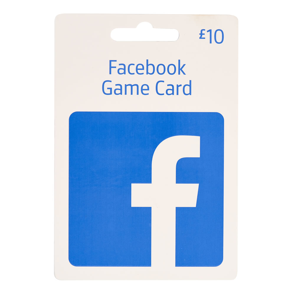 Facebook �10 Gift Card Image