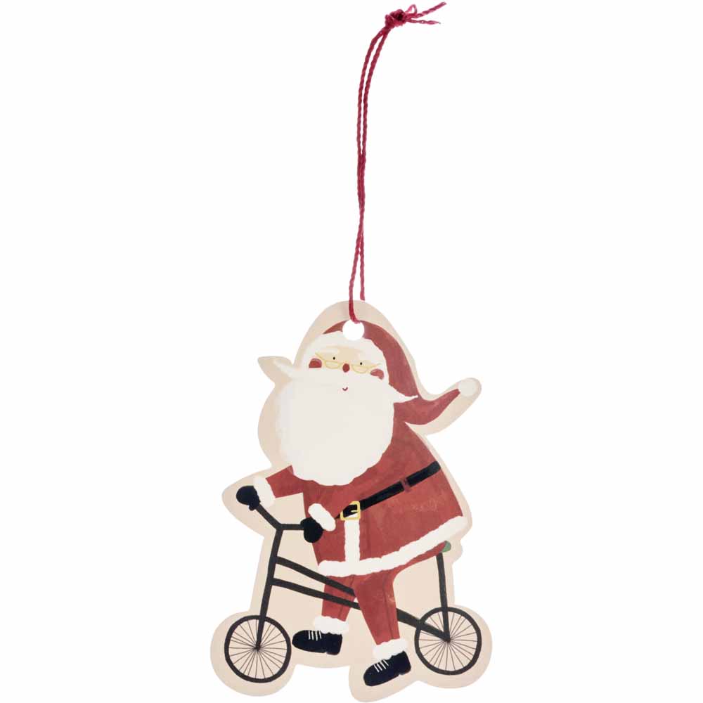 Wilko Alpine Home Santa Gift Tags 8 pack Image