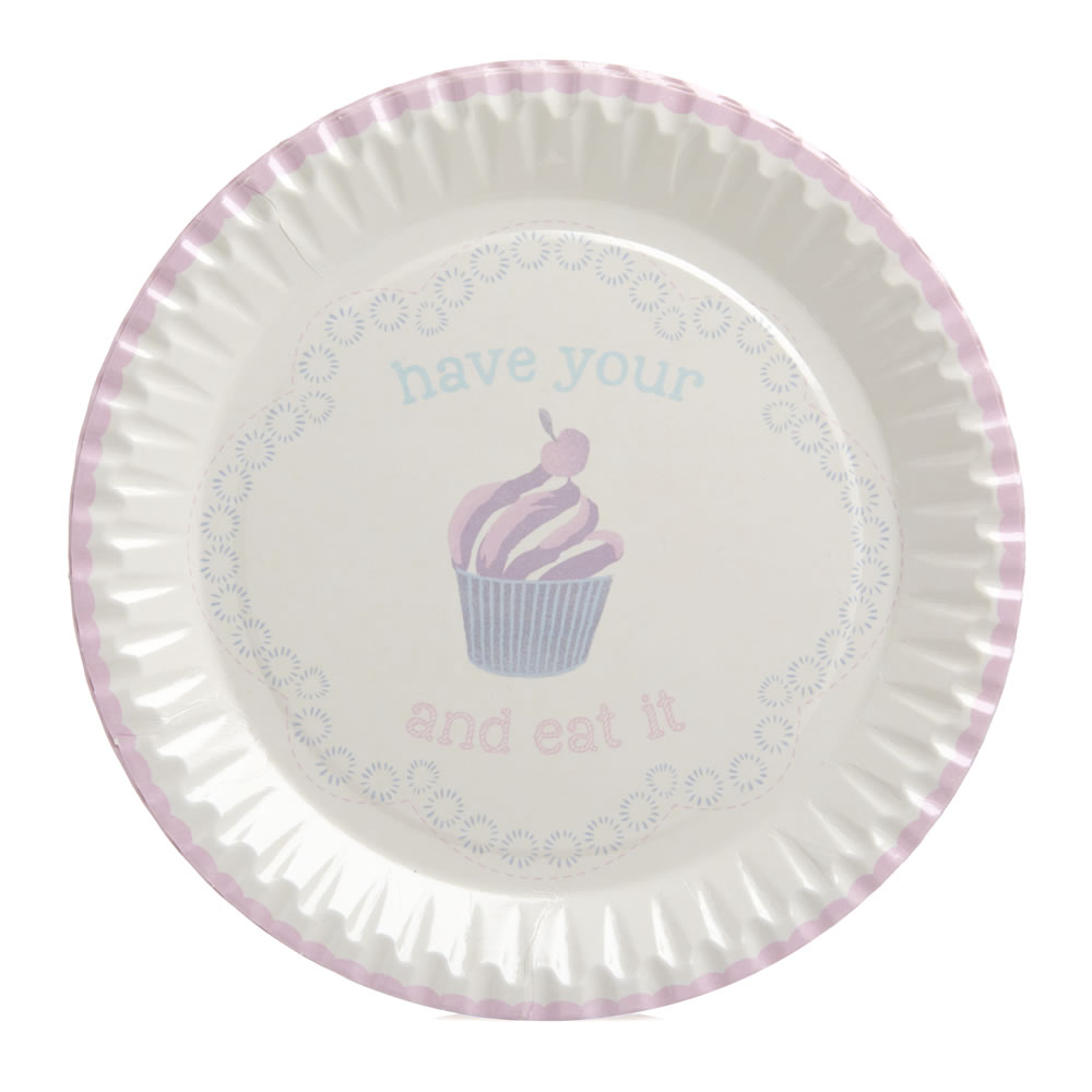 Wilko Disposable Paper Plates 20 pack Image
