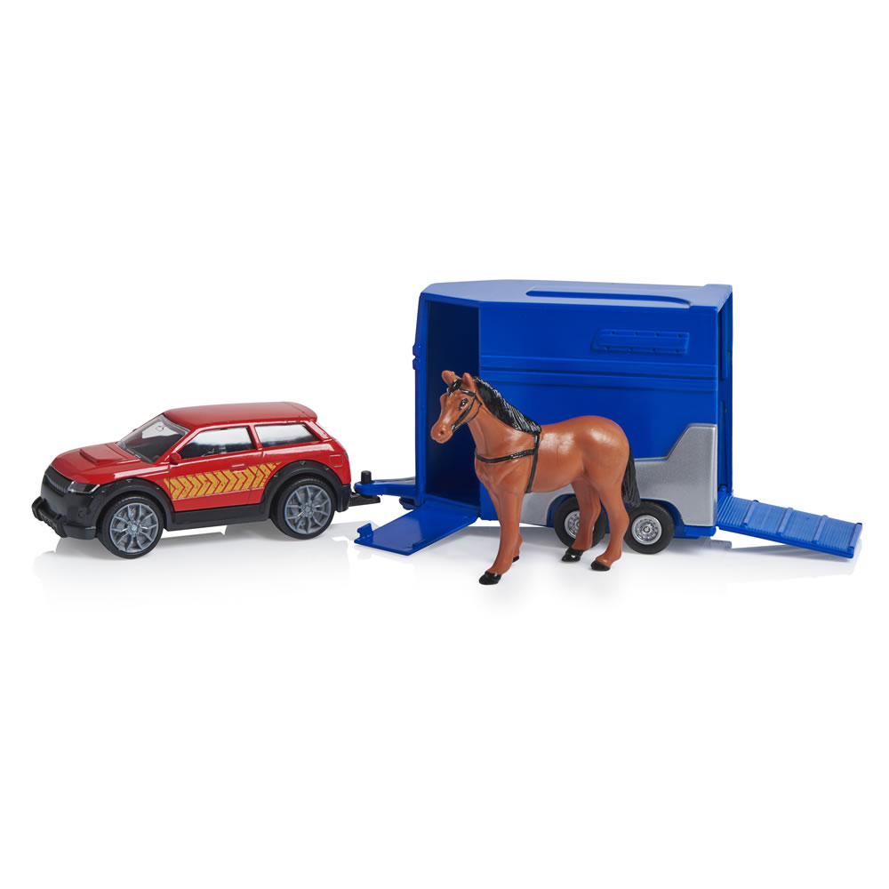 Wilko Roadsters Diecast 4x4 and Horsebox Trailer Assortment Image 4