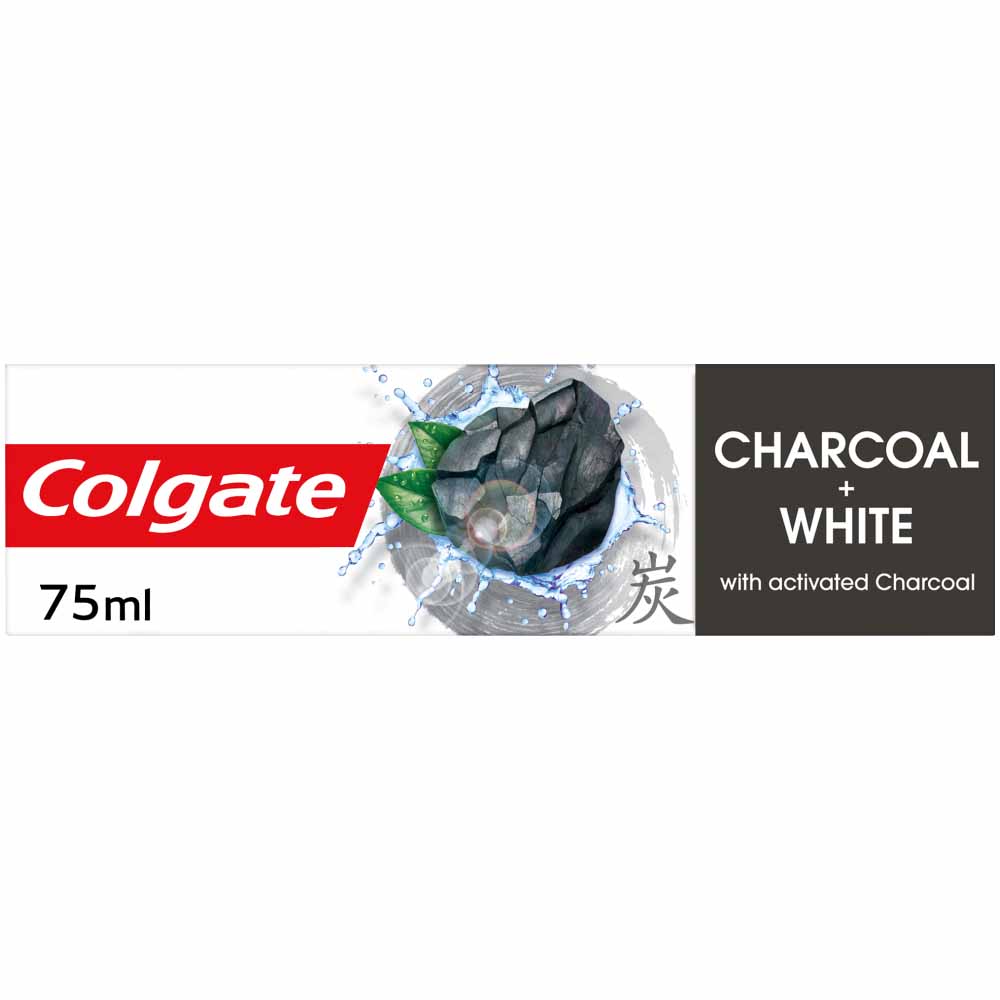 Colgate Natural Extract Charcoal Toothpaste 75ml  - wilko
