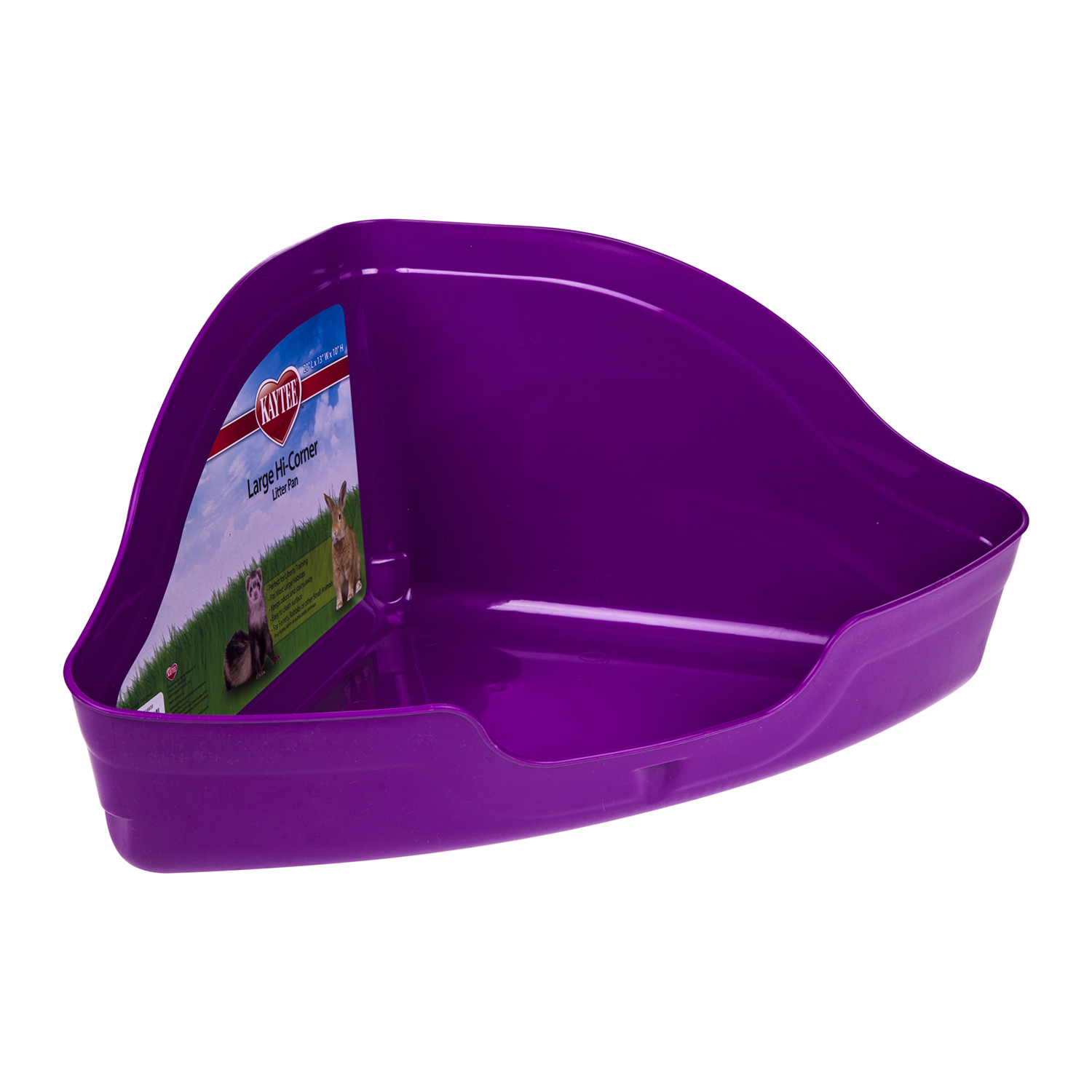 Single Kaytee Large Hi-Corner Litter Pan in Assorted styles Image 4