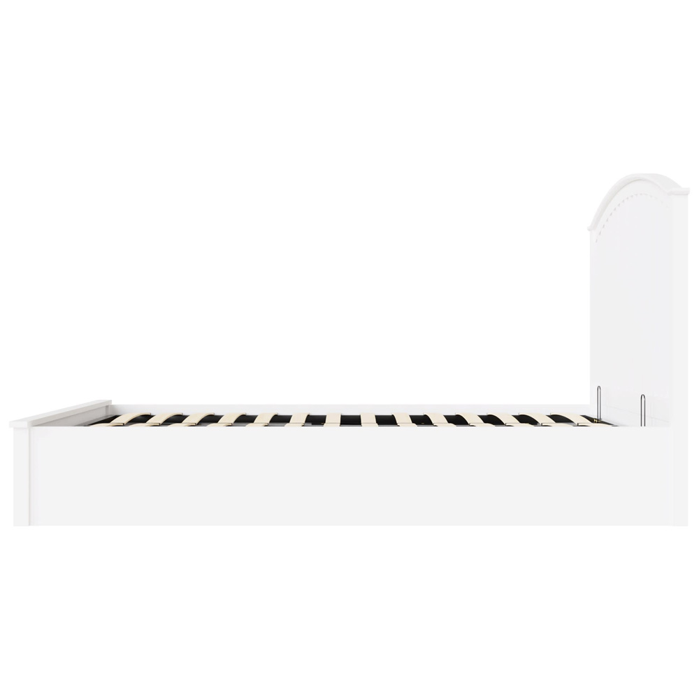 GFW Madrid Double White Wooden Ottoman Bed Image 5