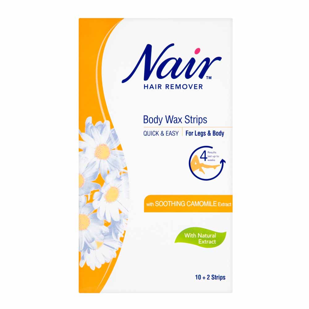 Nair Wax Strips Body Image 1