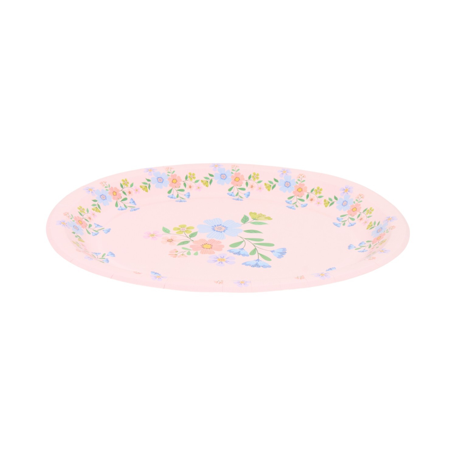Pack of 8 In the Flowers Serving Platters Pink Image 4