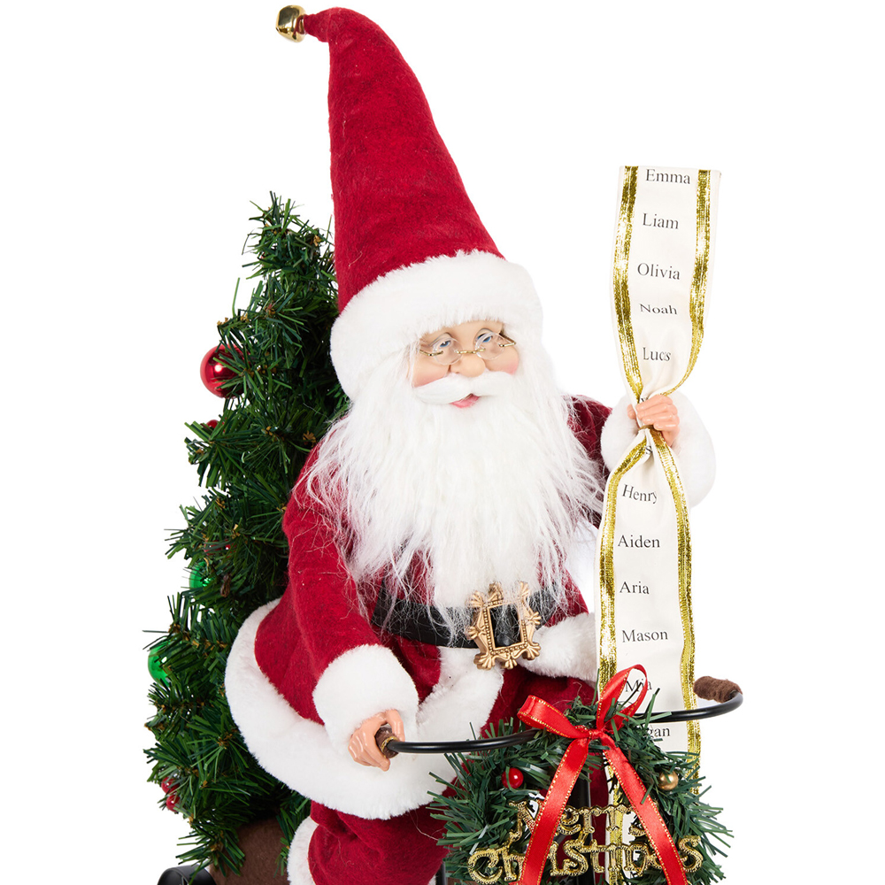 Santa on Tricycle Decoration Image 6