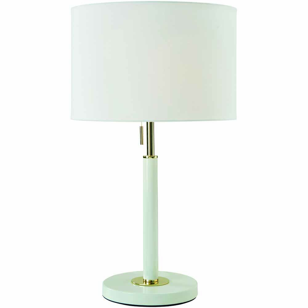 Charlotte Ivory / Gold Table Lamp Image 1