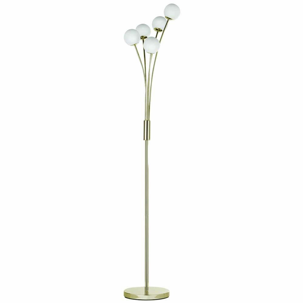 The Lighting and Interiors Gold Jackson Floor Lamp Image 1