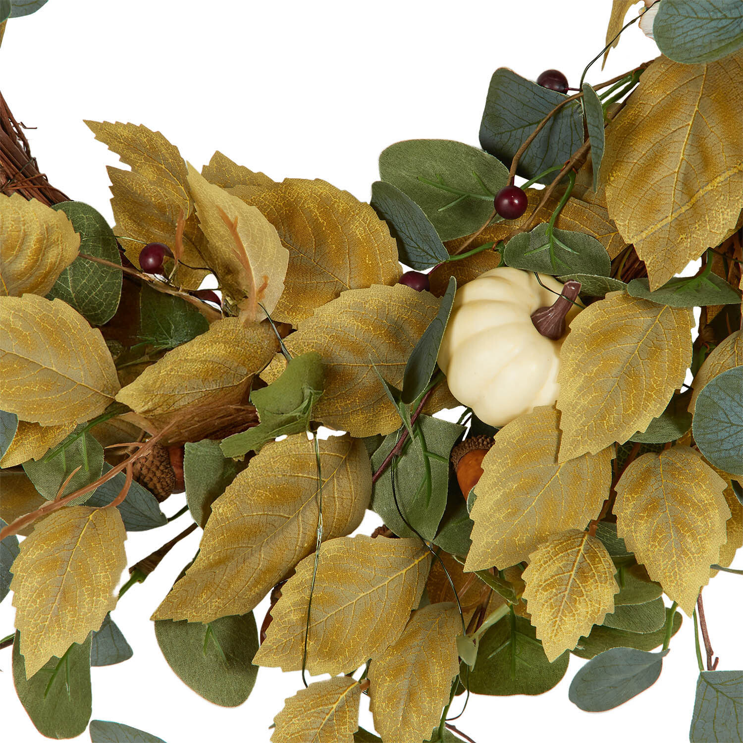 Autumnal Enchanted LED Wreath Multicolour Image 3