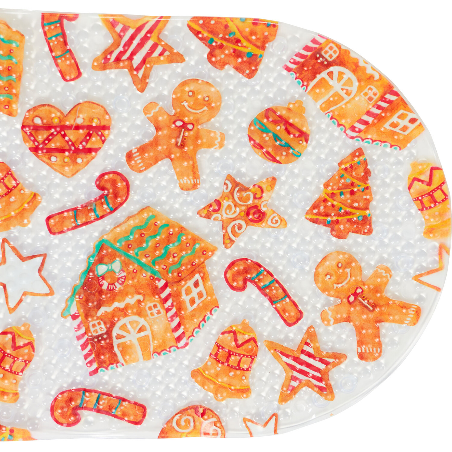 Gingerbread Cookie PVC Bath Mat Image 5