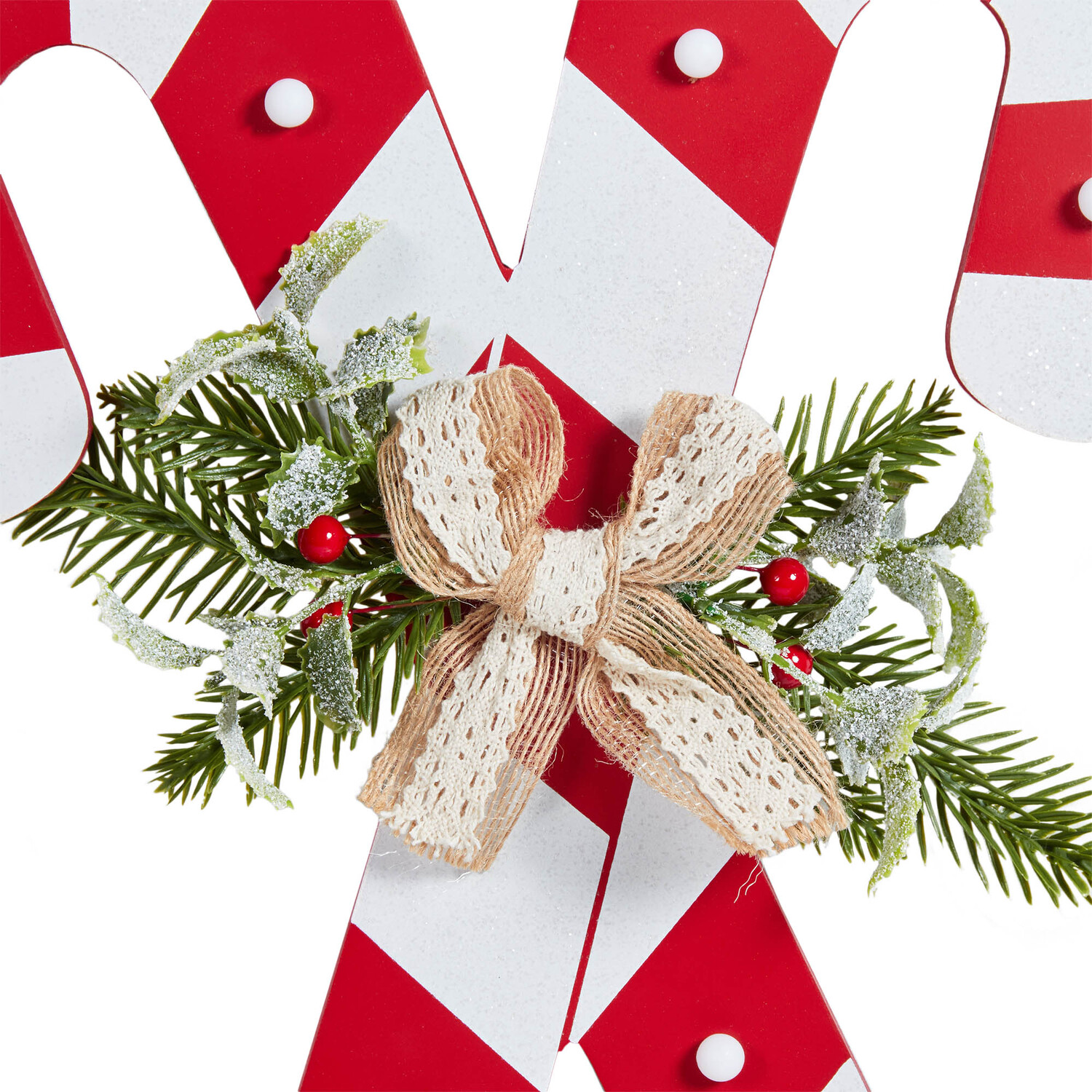 Candy Cane LED Plaque Image 2