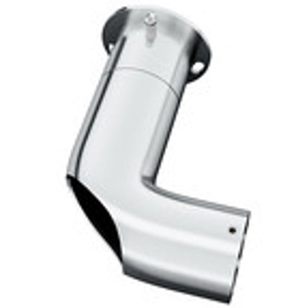 New Edge Blinds 28mm Satin Silver Room Darkening Curtain Pole Corner Bracket Image 1