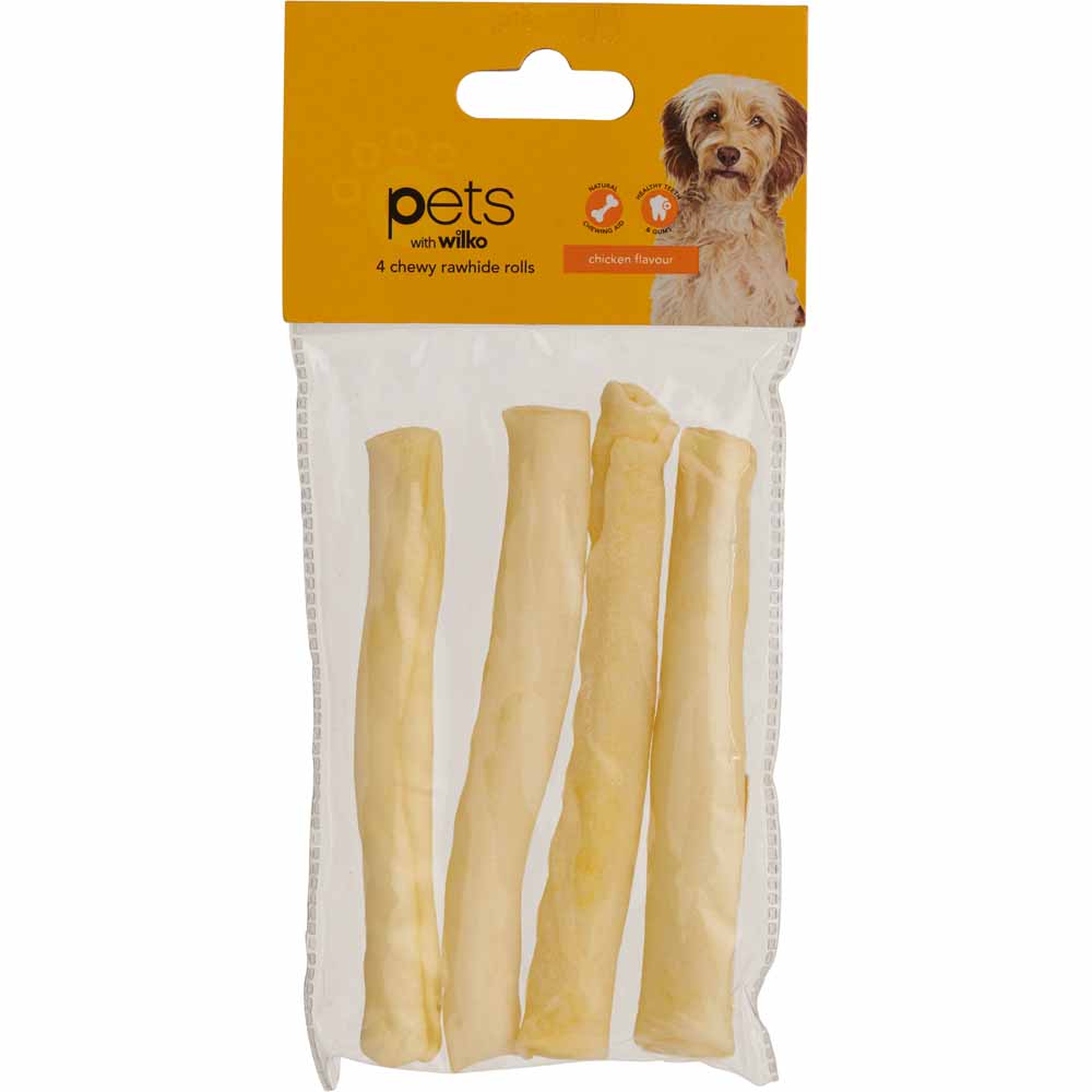 Wilko Chewy Rawhide Rolls Assorted   Image 4