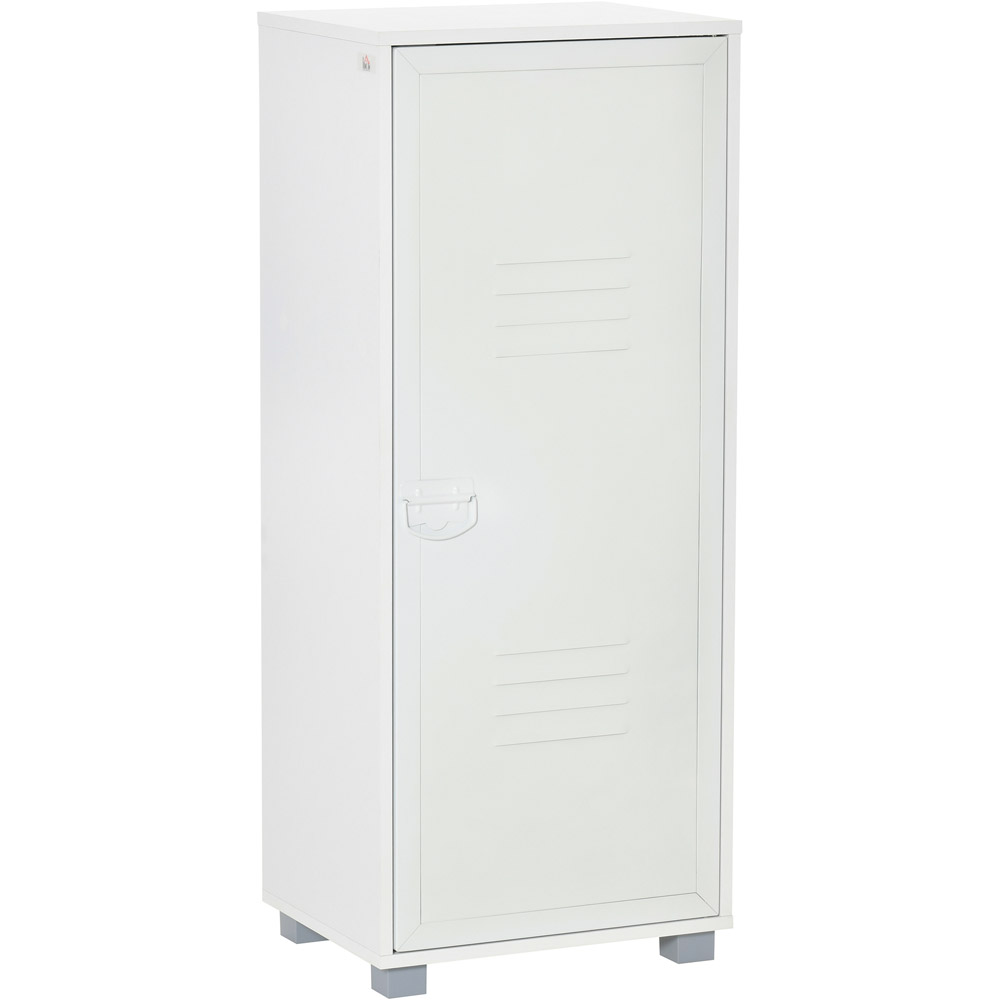 Vinsetto White 2-Tier Filing Cabinet Image 2