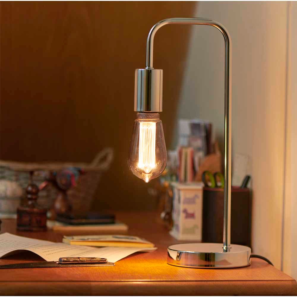 Wilko Chrome Angled Table Lamp Image 5